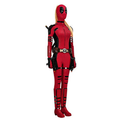 Deadpool & Wolverine Lady Deadpool Cosplay Costume Custom for Halloween Expo