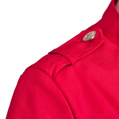 Victorian Steampunk Military Blazer for Women - Halloweez Zip Up Crop Jacket - Halloweez