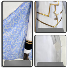Blue Lock Mikage Reo Angel White Uniform Cosplay Costume