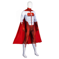 Halloweez Omni-Man Nolan Grayson Cosplay Jumpsuit Bodysuit Cloak Costume Superhero New - Halloweez