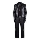 Witcher Geralt of Rivia Cosplay Costume Full Set Leather Jacket Halloween Game Character Outfit - Halloweez