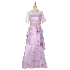 Elegant Isabela Madrigal Costume for Women - Pink Floral Dress for Halloween - Halloweez