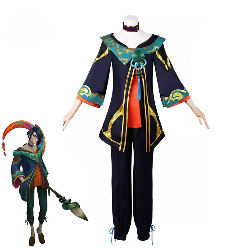 Halloweez Visionary Hwei Cosplay Costume - Lukai Hwei Champion Men's Full Set for Halloween - Halloweez