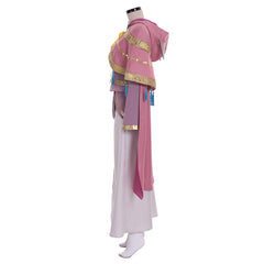 Halloweez Kingdom Hearts III Ava Cosplay Costume Women’s Pink Hooded Dress with Skirt - Halloweez