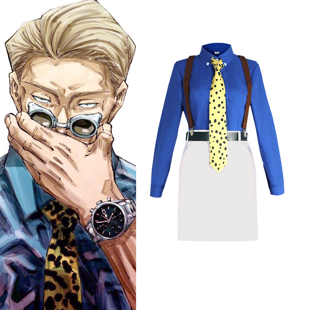 Jujutsu Kaisen Nanami Kento (Genderbent) Cosplay Costume - Halloween Anime Convention Role Play Dress - Halloweez