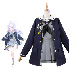Blue Archive Rin Cosplay Anime School Uniform Pleated Skirt Women's Outfit - Halloweez