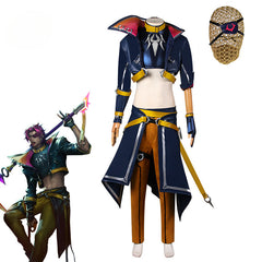 Halloweez Kayn Cosplay Costume for Men - Authentic Shadow Assassin Outfit for Halloween and Roleplay - Halloweez