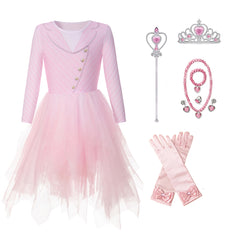 Wicked Glinda & Elphaba Cosplay Costume – Official Wicked Musical Halloween Outfit - Halloweez