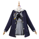 Blue Archive Rin Cosplay Anime School Uniform Pleated Skirt Women's Outfit - Halloweez