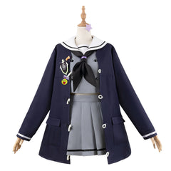 Blue Archive Rin Cosplay Anime School Uniform Pleated Skirt Women's Outfit - Halloweez