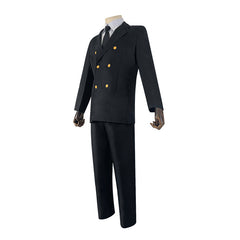One Piece Sanji Cosplay Costume Black Suit Full Set for Anime Fans - Halloweez