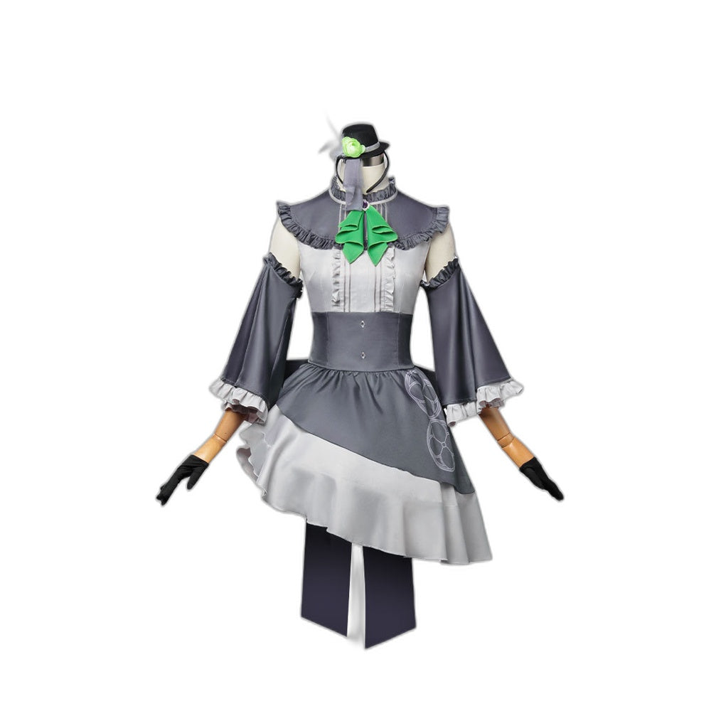Blue Archive Cosplay Costume - Mine, Utazumi Sakurako, Mari Lolita Dress - Halloweez