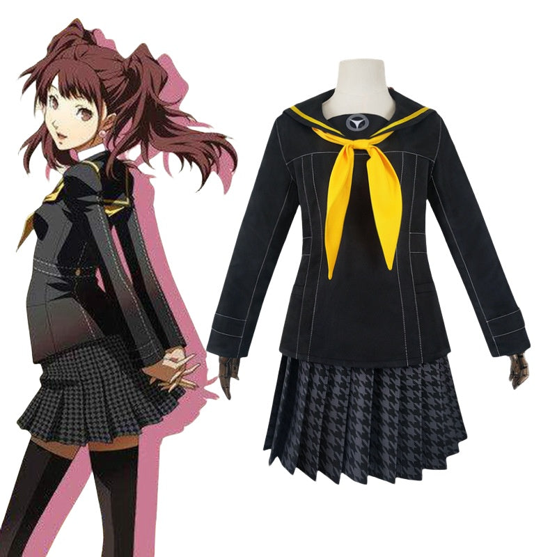 Persona 4 Golden Rise Kujikawa Cosplay Costume School Uniform - Halloweez
