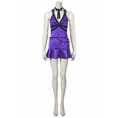 Stunning Final Fantasy VII Tifa Lockhart Purple Cosplay Costume by Halloweez - Halloweez