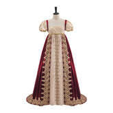 Regency Pink Vest & Beige Skirt Cosplay Costume – Elegant Outfit - Halloweez