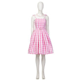Women's Halloweez Pink Checkered Costume Dress - Embrace the Iconic Style - Halloweez
