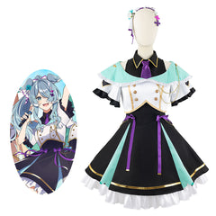 Virtual VTuber Elira Pendora Finana Ryugu Pomu Rainpuff Cosplay Dress - Anime Nijisanji EN Costume - Halloweez