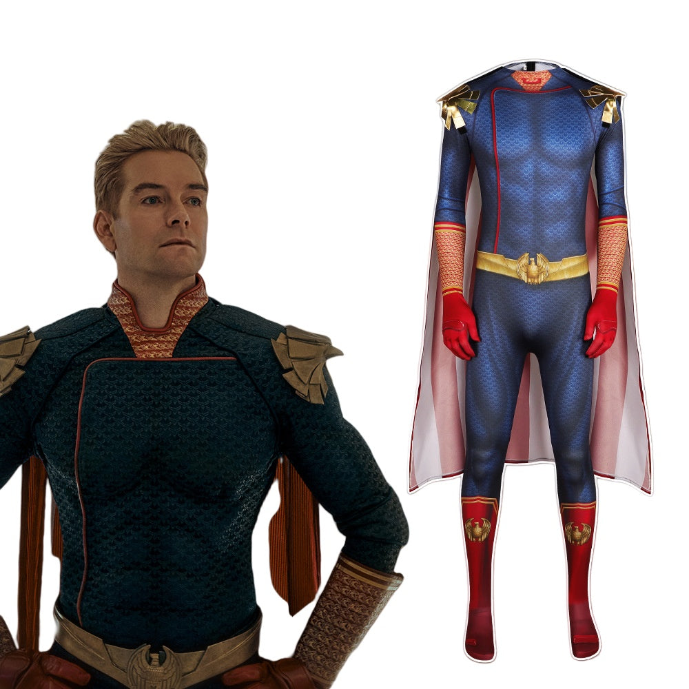 The Boys Homelander Cosplay Costume - TV Series Themed Tight Suit for Halloween - Halloweez