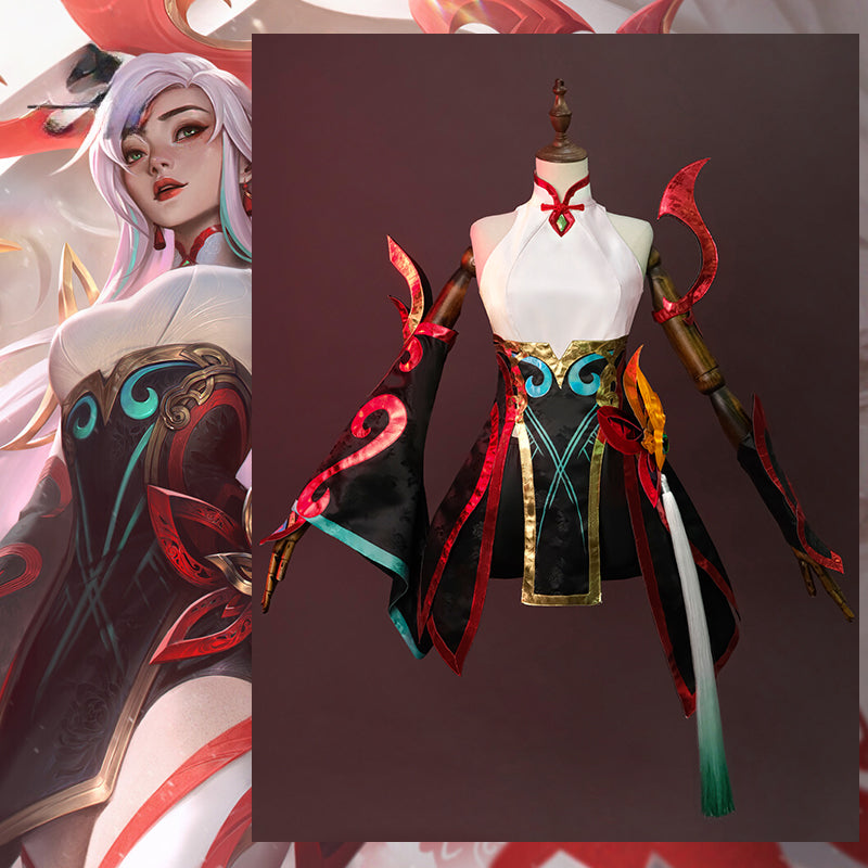 Halloweez Irelia Mythmaker Cosplay Costume - Women's Game Champion Dress New Skin - Halloweez