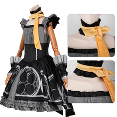 Blue Archive Iroha Mari Cosplay Costume Anime Maid Dress for Female - Halloweez