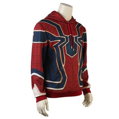 Halloweez Iron Spider Hoodie Sweatshirt - Spiderman Cosplay Costume from Infinity War - Halloweez