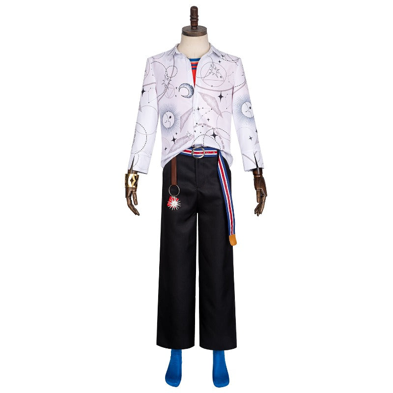 Halloweez Wizard Murr Cosplay Costume for Men - West Country Halloween Party Uniform - Halloweez