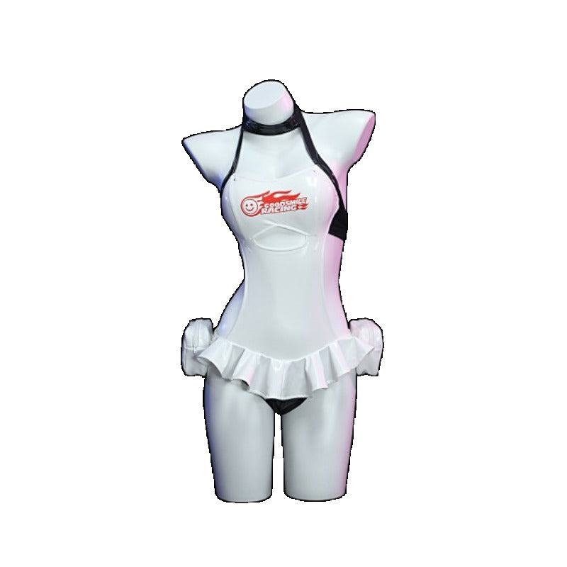 Halloweez Hatsune Miku Racing Suit Bikini - Anime Cosplay Swimsuit for Summer Beach Fun - Halloweez