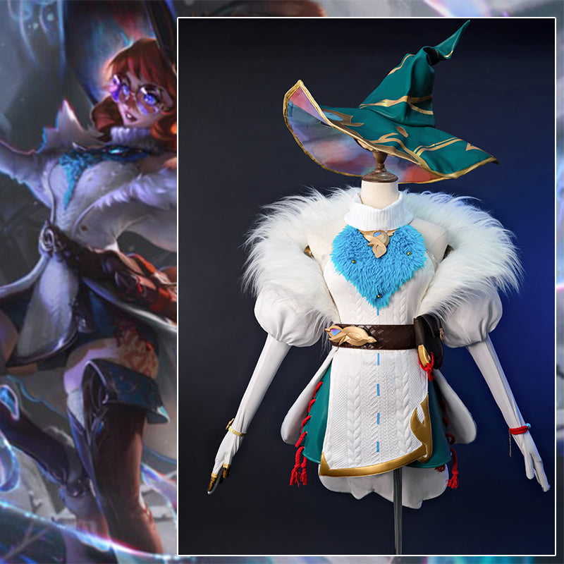 Halloweez Aurora Cosplay Costume - The Witch Between Worlds for Women with Hat - Halloweez