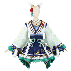 Uma Musume: New Year Satono Diamond 2D Cosplay Anime Game Costume Women's Kimono Set - Halloweez