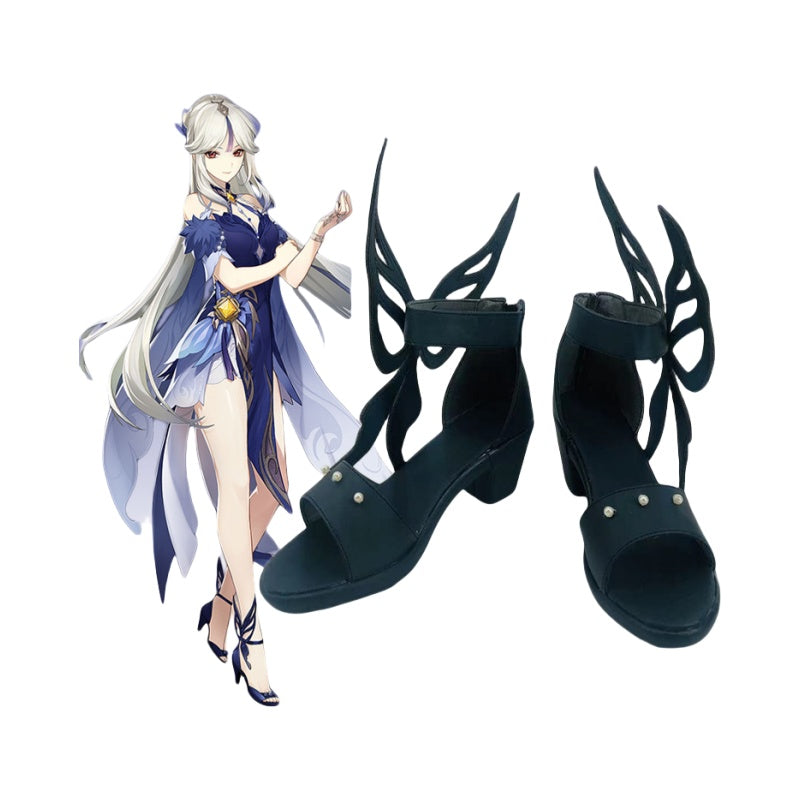 Genshin Impact Ningguang Cosplay Shoes - Premium Quality for Cosplay Enthusiasts - Halloweez