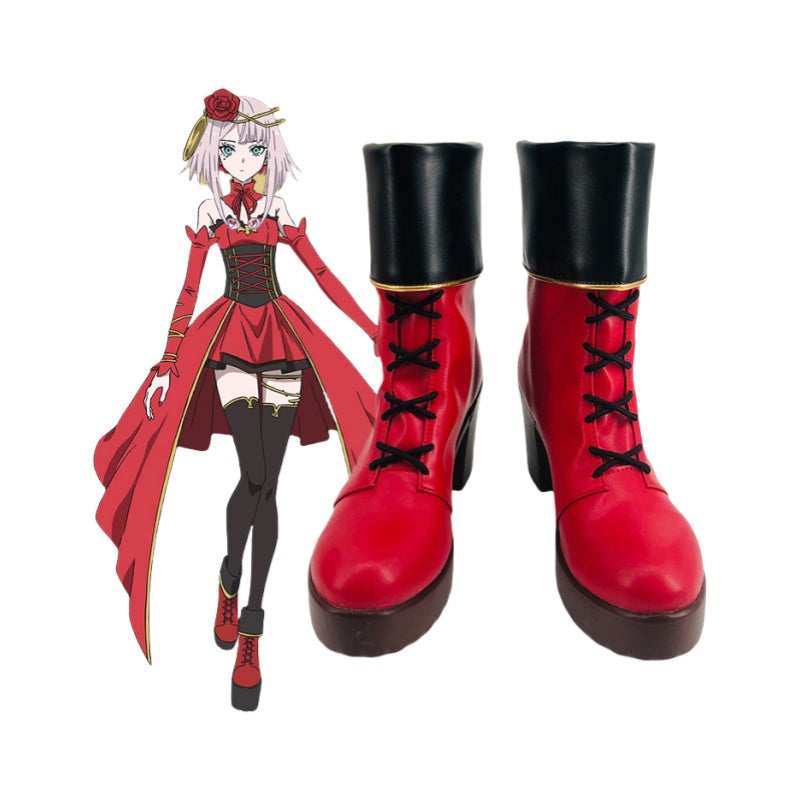 Takt Op.Destiny Cosette Red Battle Suit Cos Shoes for Anime Exhibition Performance - Halloweez