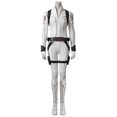 Halloweez Black Widow White Suit - Natasha Romanoff Cosplay Costume - Halloweez