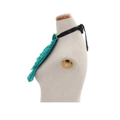 Elegant Halloweez Victorian-Style Green Lace Detachable Collar - Halloweez