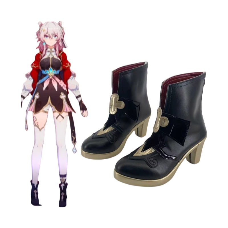 Honkai: Star Rail March 7th Cosplay Shoes for Anime Conventions and Performances - Halloweez