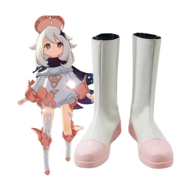 Genshin Impact Paimon Cosplay Shoes for Anime Conventions and Performances - Halloweez