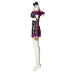 Halloweez KDA Evelynn Cosplay Costume Set - Alluring Sexy Outfit for Halloween - Halloweez