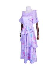 Magic House Isabella Princess Dress from Encanto - Chiffon Full Set Cosplay Costume for Children's Day - Halloweez