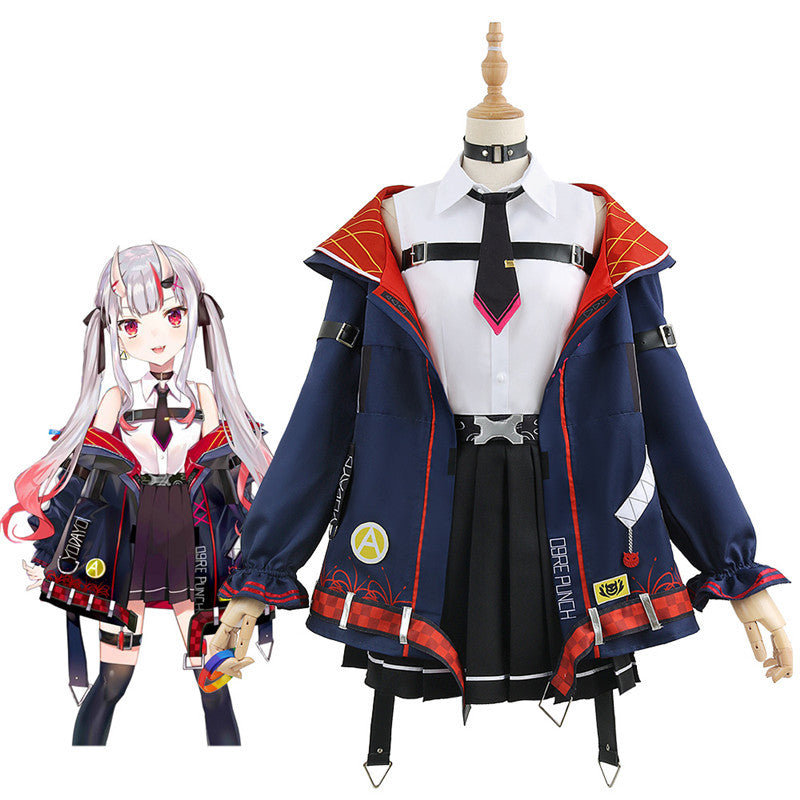 VTuber Nakiri Ayame Cosplay Costume - Anime Outfit Set for Fans - Halloweez
