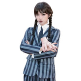 Halloween Wednesday Addams Cosplay Costume - Women's Adult Clothing - Halloweez