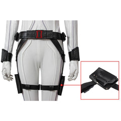 Halloweez Black Widow White Suit - Natasha Romanoff Cosplay Costume - Halloweez