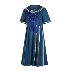 Return to the Future 1999 Little Sparrow Cosplay Costume - Lawson Collaboration Sailor Dress - Halloweez