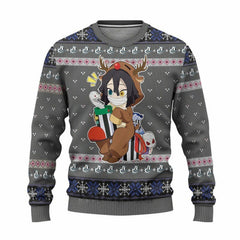 New Demon Slayer 3D Print Casual Loose Fit Christmas Sweatshirt - Halloweez