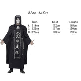 Wizard Black Robe Vampire Cosplay Costume for Halloween Couples 2020 New - Halloweez