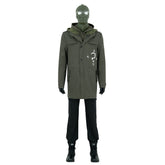 Stylish Army Green Riddler Jacket by Halloweez | Premium Halloween Cosplay Outfit - Halloweez
