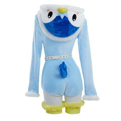 Official Piplup Pokemon Kigurumi Cosplay Costume, Blue Hooded Pajamas - Halloweez