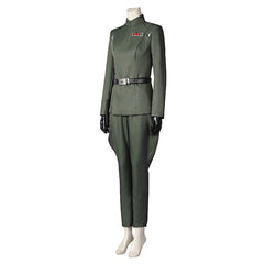 Halloweez Adult Obi Wan Kenobi Military Uniform - Imperial Officer Cosplay Outfit with Hat - Halloweez