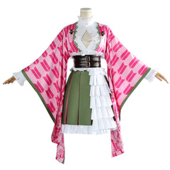 Demon Slayer Kimetsu no Yaiba Kanroji Mitsuri Cosplay Costume Anniversary Edition - Halloweez