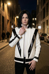 Iconic Michael Jackson Thriller Jacket Cosplay Costume for Stage Performance & Halloween - Halloweez