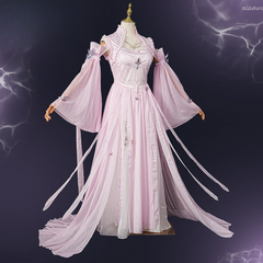 Xiao Wu New Divine Realm Douluo Cosplay Gown, Custom Outfit for Halloween & Comic Con