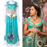 2019 Live Action Aladdin Princess Jasmine Cosplay Costume Ready To Ship - Halloweez